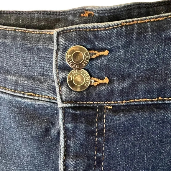 Lane Bryant Jeans Size 18 Magic Waist Band High Rise Straight Stretch Denim Plus - Picture 6 of 9